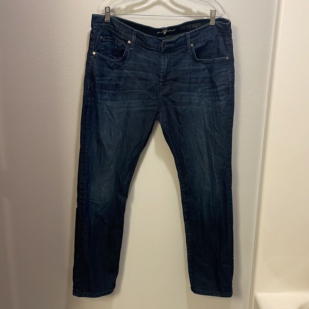 7 For All Mankind mens the straight jeans - Picture 2 of 12